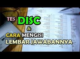 Ini adalah video bagian pertama untuk pembahasan tes ini dan nanti akan ada video lanjutan mengenai Disc Dan Cara Mengisi Lembar Jawabannya Youtube