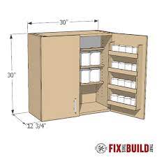 Line the cabinets along the wall where you eventually want them installed. Diy Wall Cabinets With 5 Storage Options Plans Fixthisbuildthat
