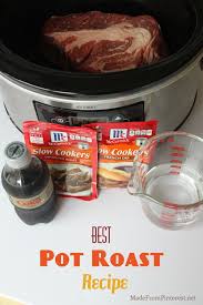 Mix together the horseradish, salt, and pepper in a small bowl and spread over the beef. Best Pot Roast Recipe Tgif This Grandma Is Fun Recipe Best Pot Roast Pot Roast Recipes Recipes