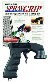 Rust Oleum 243546 Pistol Grip Spray Can Handle For Use With Aerosol Spray Cans Black
