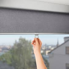 Tretur Blackout Roller Blind Light Gray 34x76 Ikea Fensterrollos Verdunklungsrollos Fensterrahmen