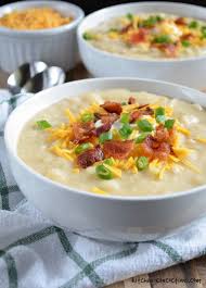 A Healthier Loaded Baked Potato Soup Recipe From Kitchen Concoctions Baked Potato Soup Loaded Baked Potato Soup Recipe Potato Soup Recipe