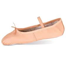 Danshuz Toddler Little Girls Pink Deluxe Leather Ballet Shoes Size 6 3