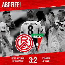 Essen schied jedoch gleich in. Rot Weiss Essen E V Schluss Das Spiel Ist Aus Und Unsere Truppe Fahrt Den So Wichtigen Dreier Im Letzten Liga Spiel Ein Das War Wichtig Manner Richtig Wichtig Wir Wunschen Allen Rot Weissen Einen