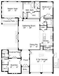 Ranch house plans display minimal exterior detailing, but key features include wide picture windows, narrow supports for porches or overhangs, and decorative shutters. Plan 4213mj Mediterranean Home Plan With Casita Courtyard House Plans Mediterranean House Plans House Plans