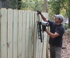 Use 1 x 6 ripped to fit around the post. Diy Privacy Fence Extreme How To