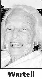 BETTY WARTELL Obituary (2013)