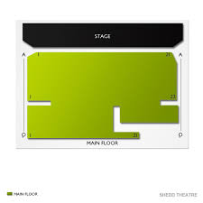 Shedd Theatre 2019 Seating Chart