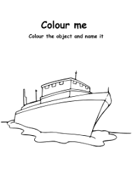 Printable boat coloring pages, coloring sheets and pictures for kids, children. Color The Ship Transportation Coloring Pages Worksheets For Preschool Kindergarten Grade Art And Craft Worksheets Schoolmykids Com