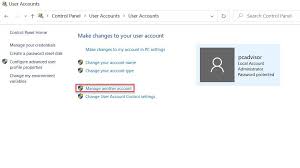 A new window overlaying the accounts screen should appear. How To Change Another User S Password In Windows 10