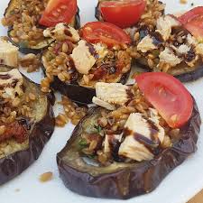 Aubergines Roties Petit Epeautre Thon Audrey Cuisine Recette De Diner Aubergine Recettes Diner