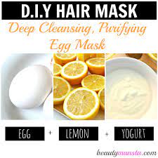 To make and apply an egg white hair mask: 3 Egg Hair Mask Recipes For Gorgeous Hair Beautymunsta Free Natural Beauty Hacks And More