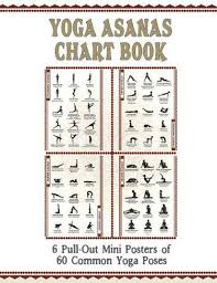 Yoga Asanas Chart Book Mini Posters Lllustrated Chart Of 60 Common Yoga Postures Positions Yoga Pose Names In Sanskrit And English Great For