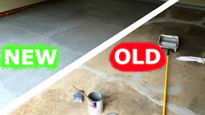 It resists oil stains, beads water and is easy to wipe clean. How To Paint Your Garage Floor Amazing Restoration Youtube