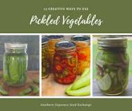 What do you eat pickled vegetables with?