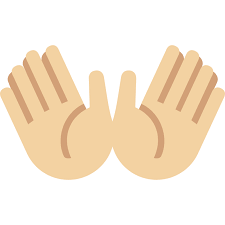 Open Hands Emoji With Medium Light Skin Tone Meaning And Pictures