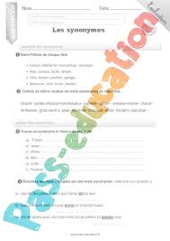 Les Synonymes Cm1 Evaluation Bilan Pass Education En 2020 Cm1 Evaluation Cm1 Fiches De Travail Pour Maternelles