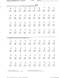 Mastering Math Facts Rocket Math Math Fact Worksheets Mastering Math