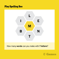 Nov 20, 2021 · these are answers and solution to the new york times spelling bee puzzle. The New York Times How Many Words Can You Make With 7 Letters Try Today S Spelling Bee Don T Forget Your Words Must Include The Center Letter Https Nyti Ms 3az89uk Facebook