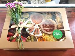 Beautiful Grazing Platter Box By The Green Platters Cheese Platters Party Food Platters Vegetarian Platter