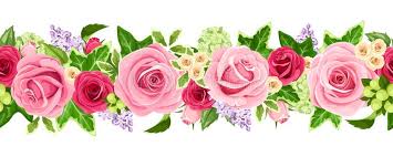Guirnalda Inconsútil Horizontal Con Las Rosas Y Las Hojas De La Hiedra  Ilustración Del Vector Ilustración del Vector - Ilustración de fondo,  hydrangea: 119213253