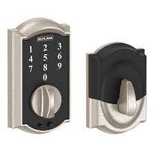 This keyless touchpad entry deadbolt allows you to unlock your door using a unique passcode. Electronic Locks Schlage Touch Deadbolt