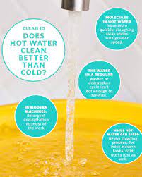 It also prevents colors from running as. Does Hot Water Clean Clothes And Dishes Better Than Cold Water Apartment Therapy