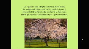 He was nicknamed the poet of flowers. Balul Pomilor De Dimitrie Anghel Youtube