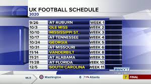 Alabama is traveling to gainesville for the first time in a decade in 2021. Sec Releases Full Uk Football Schedule