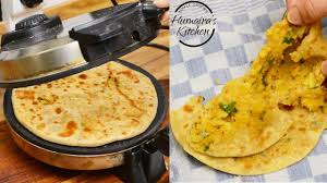 Aloo Paratha In Roti Maker Machine Aloo Ka Paratha Banane Ka Tarika Roti Maker Tips Tricks Youtube Paratha Roti Roti Recipe
