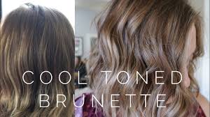 Try one of these 20 balayage dark brown hair ideas on celebs like beyonce selena gomez chrissy teigen and more. Cool Toned Brunette Hair Tutorial Youtube