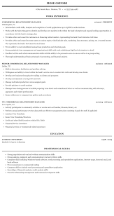 We encourage you to check our job postings regularly for updates and additions. Commercial Relationship Manager Resume Sample Mintresume