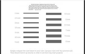 view full gallery of luxury wedding band width chart