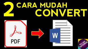 2 Cara Mengubah File Pdf Ke Word Di Laptop Atau Pc Dengan Mudah Youtube