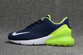 Nike Air Max 270 Black And Blue Men Mens Nike Air Max 270 Kpu Navy Blue Green White Running Shoes Nike Air Max Air Max 270 Sneakers Nike Air Max