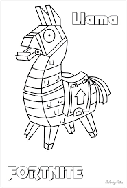 18 free printable fortnite coloring pages | season 10, drift, llama, skull trooper. Pin On Llama