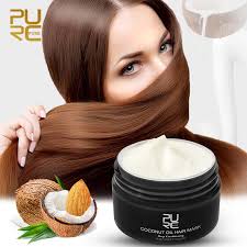 You can make a castor oil and coconut oil hair mask by mixing equal amounts of both. Coconut Oil Hydrating Mask Shine For Dry Brittle Hair Vitamins Conditioning Damaged Hair Keratin Repair Mask Treatment Nut Balm Aliexpress