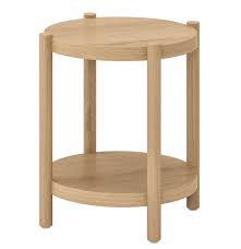 Listerby Side Table White Stained Oak 19 5 8 Ikea In 2020 White Side Tables Side Table Wood Side Table