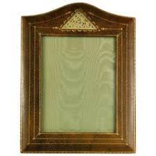 Guide to photo print and frame sizes. Italian Leather Picture Frame For Sale At 1stdibs