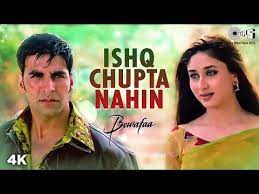 Ishq Chupta Nahin Full Video Bewafaa Akshay Kumar Kareena Kapoor Abhijeet Youtube In 2021 Akshay Kumar Bollywood Songs Song Hindi