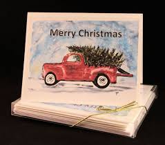 While it may not make for a traditional christmas cookie, we think gingerbread pickup trucks would make the holidays sweeter. Classic Red Truck With Christmas Tree The Creative Life In Between