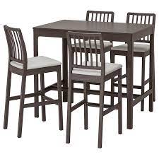 With so many dining room tables sets for you to choose from, settling on the right one can be challenging. Ekedalen Ekedalen Bar Table And 4 Bar Stools Dark Brown Orrsta Light Grey Ikea