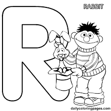 R Ernie Alphabet Letters To Print Png 550 550 Pixels Abc Coloring Pages Abc Coloring Sesame Street Coloring Pages