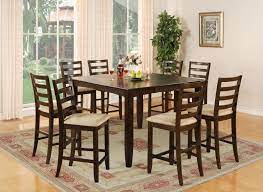 9 Pc Square Counter Height Dining Room Table 8 Chairs Interior Design Dining Room Dining Room Seating Dining Room Interiors