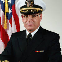 Portrait: US Navy (USN) Captain (CAPT) Raymond W. Addicott (covered)