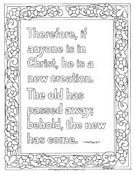 On coloring4all we also suggest printable pages, puzzles, drawing game. Coloring Pages For Kids By Mr Adron Printable Coloring Page New Creation Bible Verse 2 Corinthians 5 17