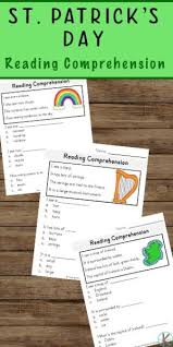 free printable st patrick s day reading comprehension worksheets pdf