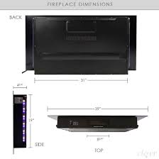 Electric wall heaters can work as a supplement to a larger unit. Clevr 39 Adjustable Electric Wall Mount Fireplace Heater 750 1500w Mordern Black Heat Decorative Crystals Adjustable Front And Back Light Color 39 Inch Wide On Wall Hanging 3d Flame Effect Fireplacess Com