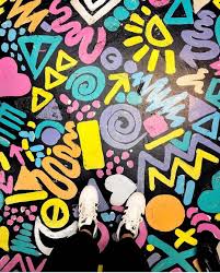 I Have This Thing With Floors On Instagram H A P P Y 2 0 1 8 Photo By Aimeekriskros Ihavethisthingwithf Graffiti Floor Art Flooring
