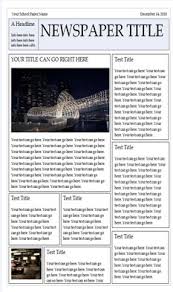 Printable newspaper article template barca fontanacountryinn com. Wonderful Free Templates To Create Newspapers For Your Class Educational Technology And Mobile Learning
